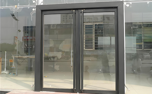 久治玻璃地弹门